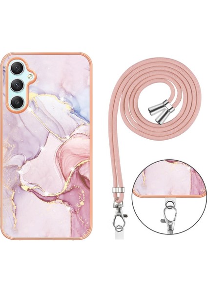 Samsung Galaxy A25 5g Tampon Mermer Anti-Scratch Yumuşak Crossbody (Yurt Dışından)