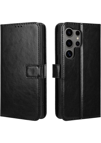 Samsung Galaxy S24 Ultra 5g Kapak Çevirin Manyetik Kart Tutucu Cüzdan (Yurt Dışından)