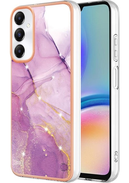 Samsung Galaxy A05S Ince Tpu Koruma Mermer Desen Yumuşak Tampon (Yurt Dışından)