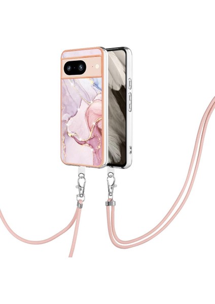 Google Piksel 8 Anti-Scratch Yumuşak Tampon Crossbody Kordon Askısı Için Kılıf (Yurt Dışından)