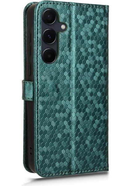 Samsung Galaxy Case 5g Geometrik Desen Manyetik Toka Deri (Yurt Dışından)