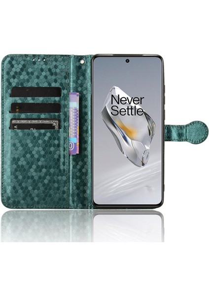 Oneplus 12 5g Için Kılıf Manyetik Toka Deri Cüzdan Kapak Geometrik (Yurt Dışından)