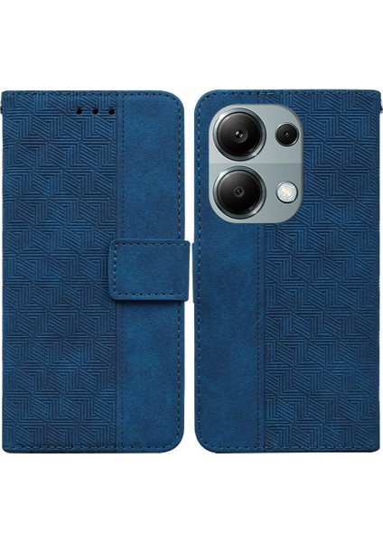 SZY Mall Xiaomi Poco M6 Pro 4g Kickstand Özelliği Premium Pu Deri Flip Case (Yurt Dışından)