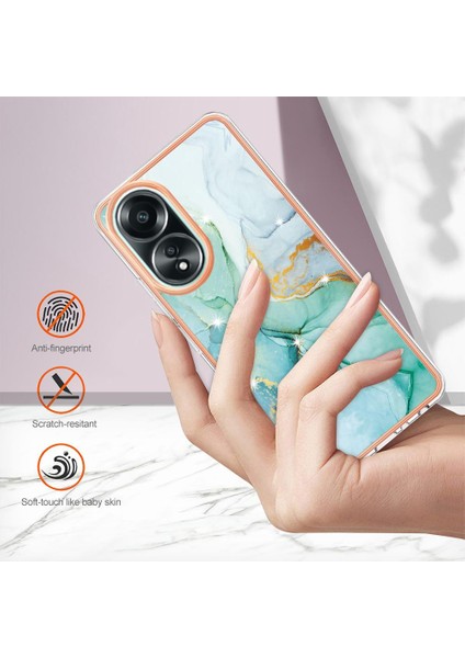 Oppo A58 4g Ince Tpu Mermer Desen Koruma Yumuşak Tampon Için Kılıf (Yurt Dışından) fırsatları