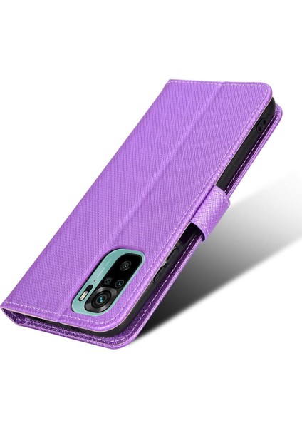 Xiaomi Redmi Not 10S Için Kılıf Kickstand Manyetik Cüzdan Kapak Kart Tutucu (Yurt Dışından)
