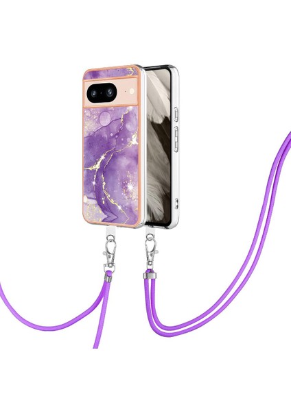 Google Piksel 8 Anti-Scratch Yumuşak Tampon Crossbody Kordon Askısı Için Kılıf (Yurt Dışından)