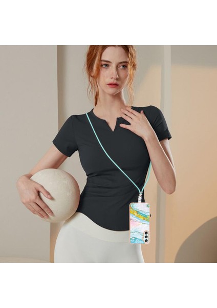 Samsung Galaxy A25 5g Tampon Mermer Anti-Scratch Yumuşak Crossbody (Yurt Dışından)