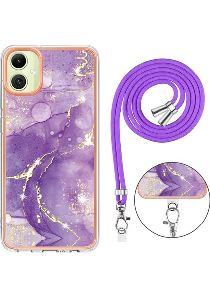 Samsung Galaxy A05 Mermer Anti-Scratch Yumuşak Crossbody Kordon Için Kılıf (Yurt Dışından) fırsatları