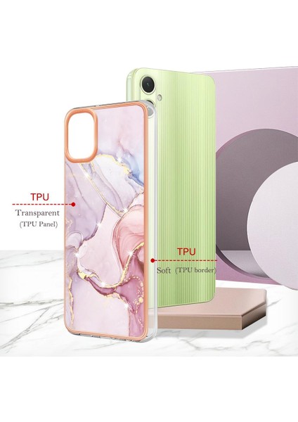 Samsung Galaxy A05 Yumuşak Tampon Ince Tpu Mermer Desen Koruma (Yurt Dışından) indirimleri