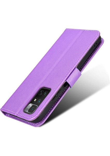 Xiaomi Redmi Için Not 11 4g Manyetik Cüzdan Kart Tutucu Kickstand (Yurt Dışından)