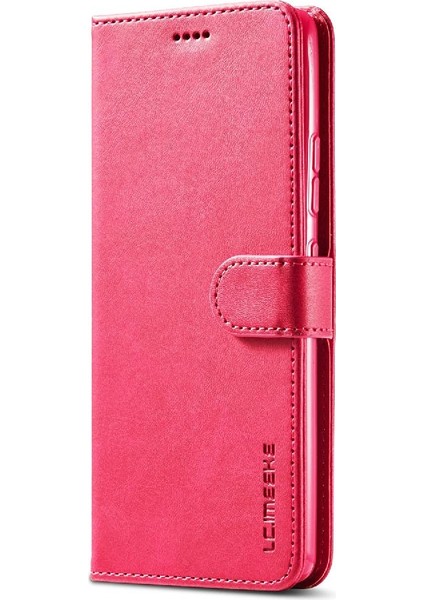 Samsung Galaxy Case 5g Buzağı Doku Yatay Çevir Deri Kılıf (Yurt Dışından)