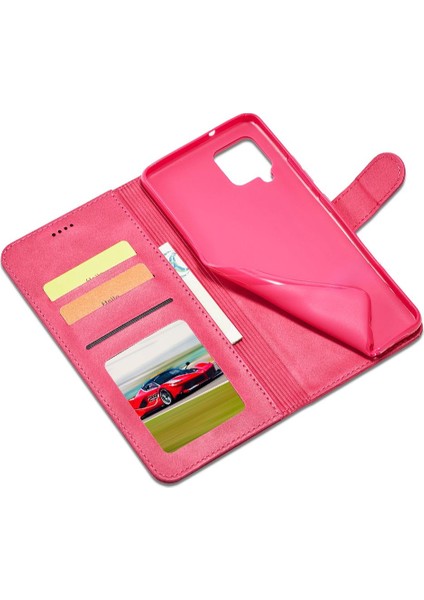 Samsung Galaxy Case 5g Buzağı Doku Yatay Çevir Deri Kılıf (Yurt Dışından)