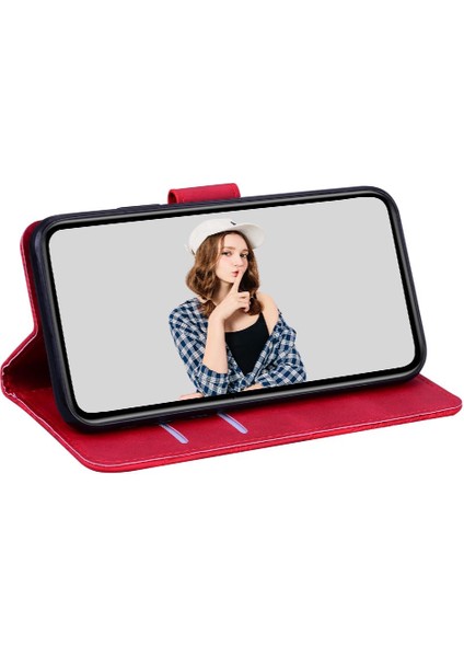 Xiaomi Redmi Not 13 Için Kılıf 4g Flip Folio Kapak Kart Yuvaları Renk Baskılı (Yurt Dışından)