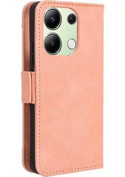 Xiaomi Redmi Not 13 Için Kılıf 4g Deri Cüzdan Kapak Manyetik Kapatma (Yurt Dışından)