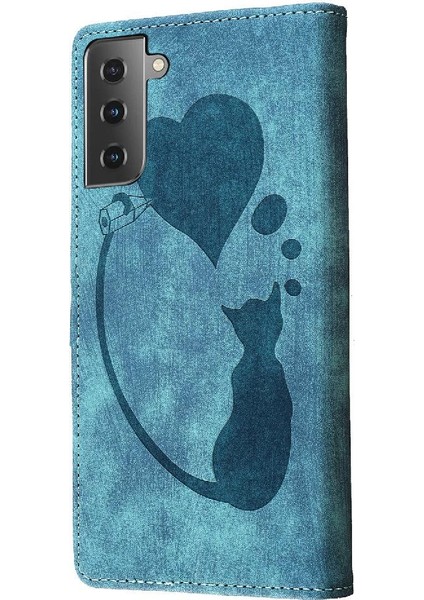 Samsung Galaxy S21 Kart Cep Flip Folio Cüzdan Kılıf Tutucu (Yurt Dışından)