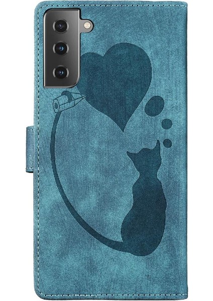 Samsung Galaxy S21 Kart Cep Flip Folio Cüzdan Kılıf Tutucu (Yurt Dışından)