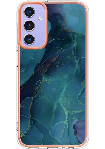 Samsung Galaxy A15 5g Tampon Darbeye Dayanıklı Tpu Mermer Silikon ile Uyumlu (Yurt Dışından)