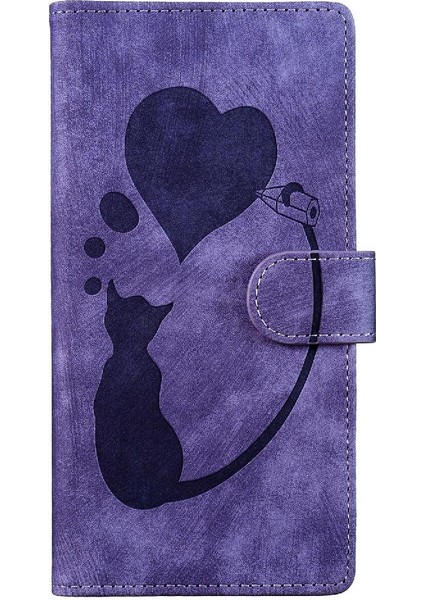 IPhone 14 Için Kılıf Pro Max Kabartmalı Sevimli Kedi Cüzdan Kılıf Tutucu Kapak (Yurt Dışından) modelleri