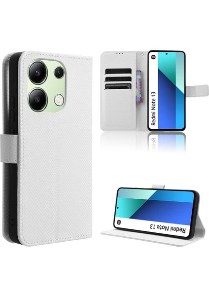 Xiaomi Redmi Için Not 13 4g Kapak Kart Tutucu Kickstand Manyetik (Yurt Dışından)