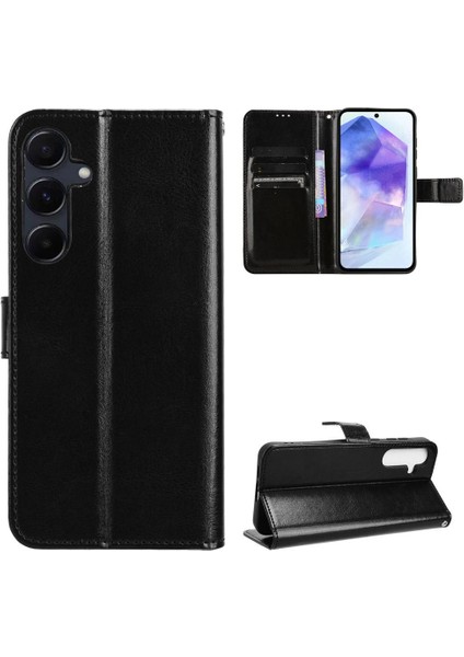 Samsung Galaxy Case 5g Cüzdan Manyetik Kart Tutucu Kapak Çevirin (Yurt Dışından)