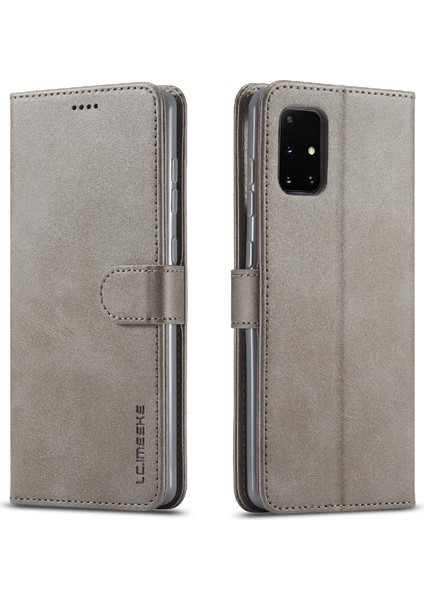 Samsung Galaxy A71 5g Kart Yuvaları Cüzdan Buzağı Doku Yatay (Yurt Dışından)