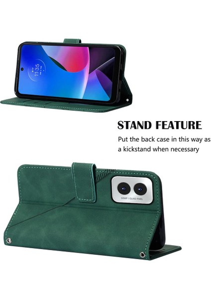 Motorola Moto G Oynamak Için Kılıf 4g 2024 Cüzdan Kapak Flip Folio Kitap Pu Kart (Yurt Dışından) indirimleri
