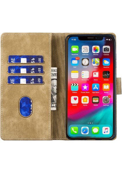 IPhone Xr Kart Cep Cüzdan Kılıf Tutucu Kapak Flip Folio Kedi (Yurt Dışından)
