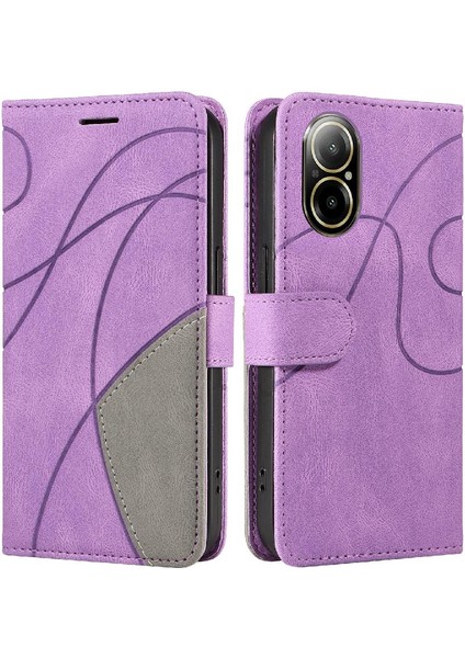 Realme C67 4g Kickstand Koruyucu Pu Deri Flip Folio Için Flip Case (Yurt Dışından) fiyatları