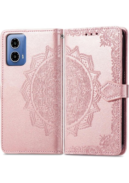 Motorola Moto G34 Zarif Desen Darbeye Dayanıklı Basit Iş Için Kılıf (Yurt Dışından)