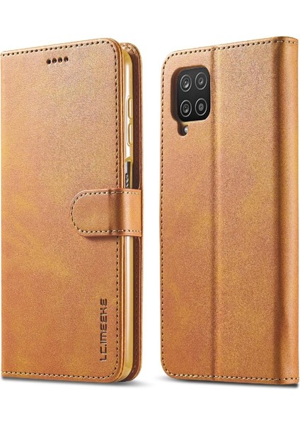 Samsung Galaxy M33 5g Için Tutucu Kart Yuvaları ile Cüzdan Buzağı Doku (Yurt Dışından)