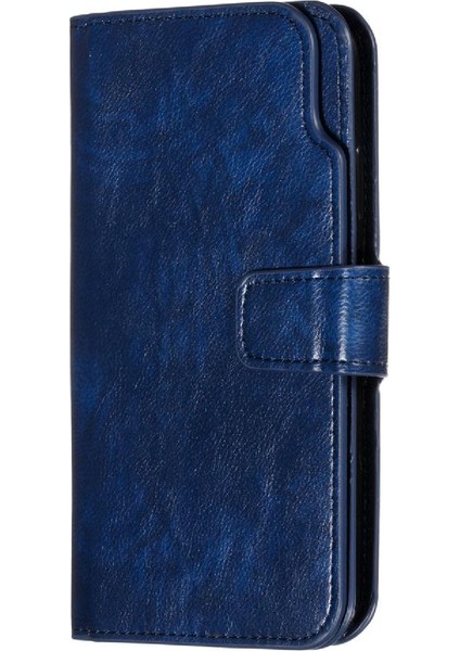 Huawei P40 Lite Manyetik Cüzdan 9 Kart Yuvaları Pu Deri Kickstand Için Kılıf (Yurt Dışından)