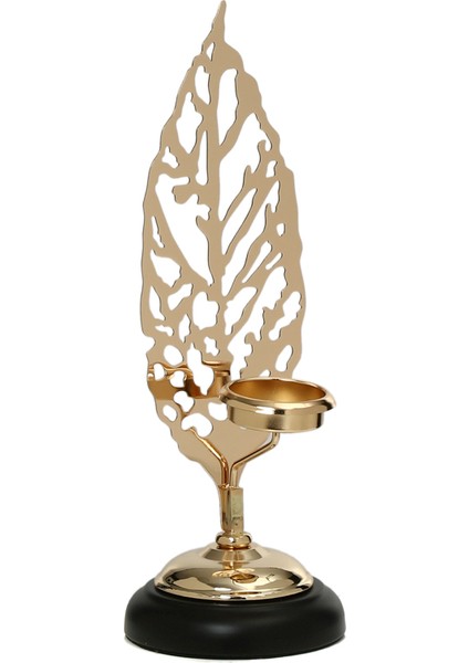 Yaprak Mumluk Gold 35 cm AK.JE0092