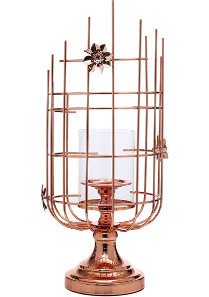 Batiment Dekoratif Mumluk Bakır 20X22X48 cm AK.JE0057