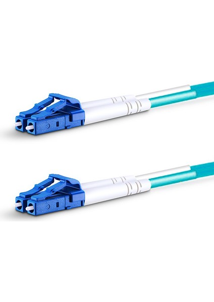 Evlere Kadar Fiber Fiber Optik Patch Cord Lc/pc-Lc/pc, Mm, Dx 50/125,(OM3),LS0H | (1 Metre)