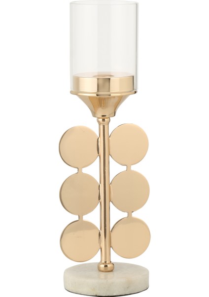 Tudore Gold Şamdan 34 cm AK.JD0066