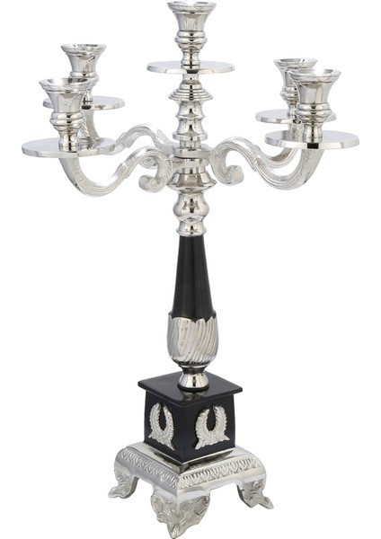 Royal Silver 5'li Şamdan 53 cm AK.IU0428