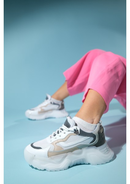 Opole Beyaz Multi Kadın Spor Ayakkabı