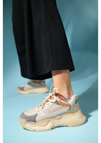 Opole Bej Multi Kadın Spor Ayakkabı