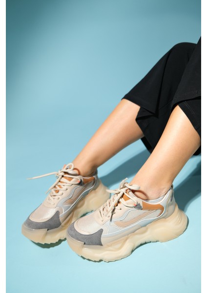 Opole Bej Multi Kadın Spor Ayakkabı modelleri