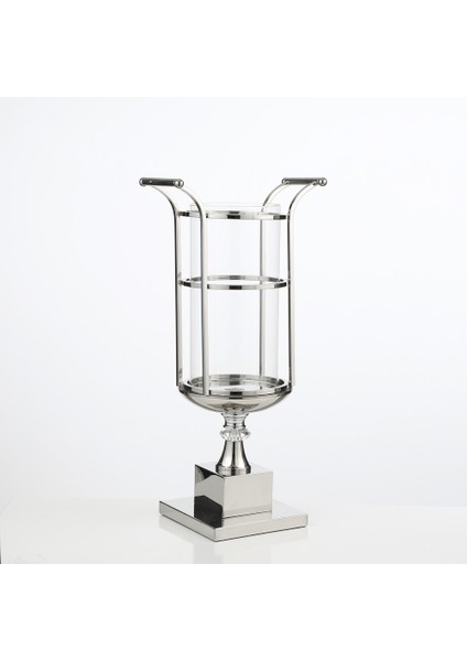 Cam Mumluk Gümüş 29X20X58 cm AK.JD0054