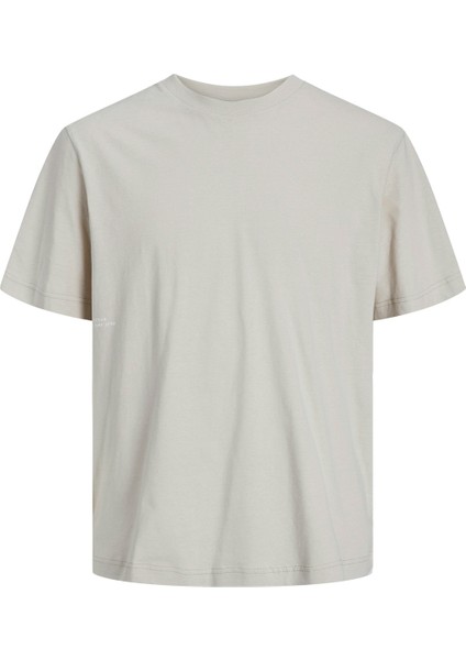 Jcosıgnal Tee Ss Crew Nec Bej Erkek Kısa Kol T-Shirt