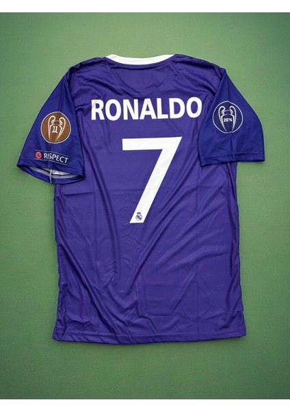 Real Madrid 2017 Cardiff Final Mor Ronaldo Forması