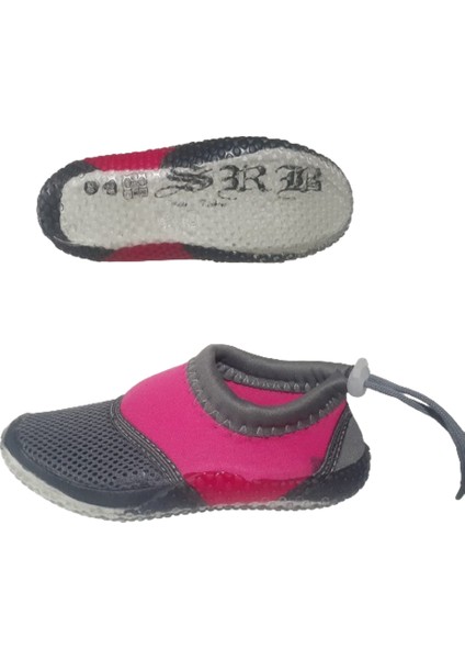 Serebian Kız Çocuk Pembe-Gri Deniz Plaj Ayakkabı SRB66-987 indirimleri