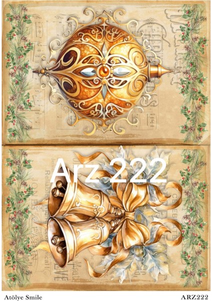 ARZ222 Pirinç Dekopaj 30X42