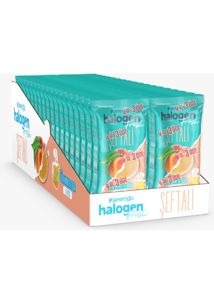 Şeftali Içecek Tozu 9 gr *4 ( 12 Paket ) 144 Adet