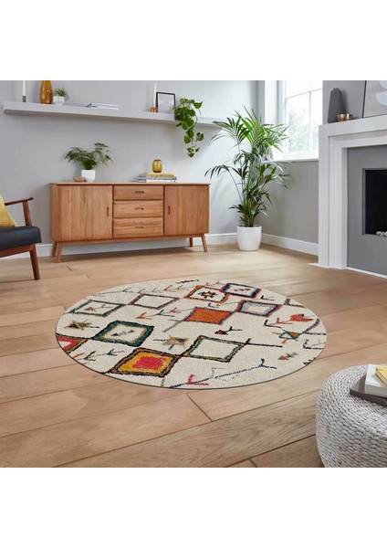Dijital Kaymaz Yıkanabilir Yuvarlak Iskandinav Desen Salon Halısı, V-Y-Iskandinav-14-Renkli, fiyatları