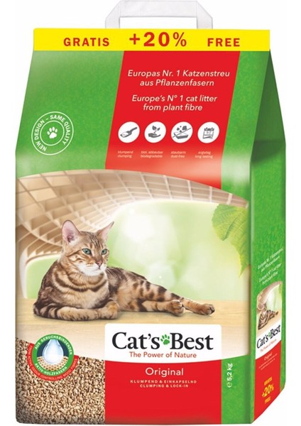 Cats Best Original Kedi Kumu 10 + 2 Lt