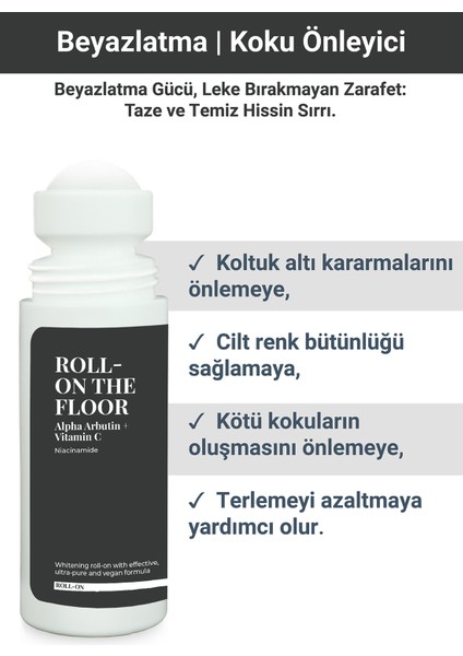 She Vec Aydınlatıcı & Leke Önleyici & Güneş Kremi &terleme Karşıtı & Koku Önleyici Roll-On Seti SET-126