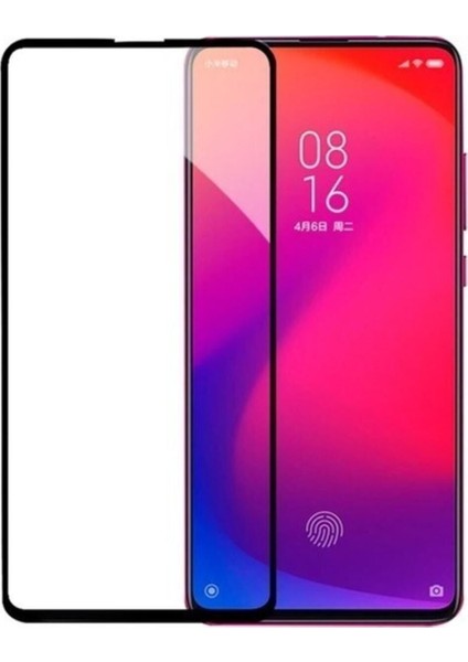 Xiaomi Mi 9t Kırılmaz Cam Ekran Koruyucu Siyah