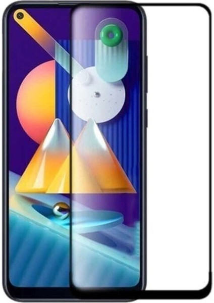 Samsung Galaxy M11 Kırılmaz Cam Ekran Koruyucu Siyah